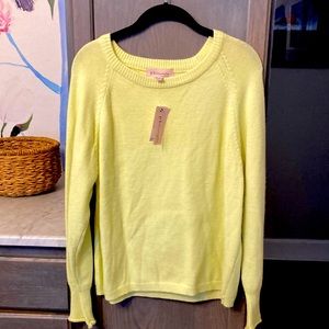 NWT Boxy Lime Green Sweater